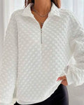 R&B | Zip-up Pullover Chic Modern Stil Ideal für den Winter
