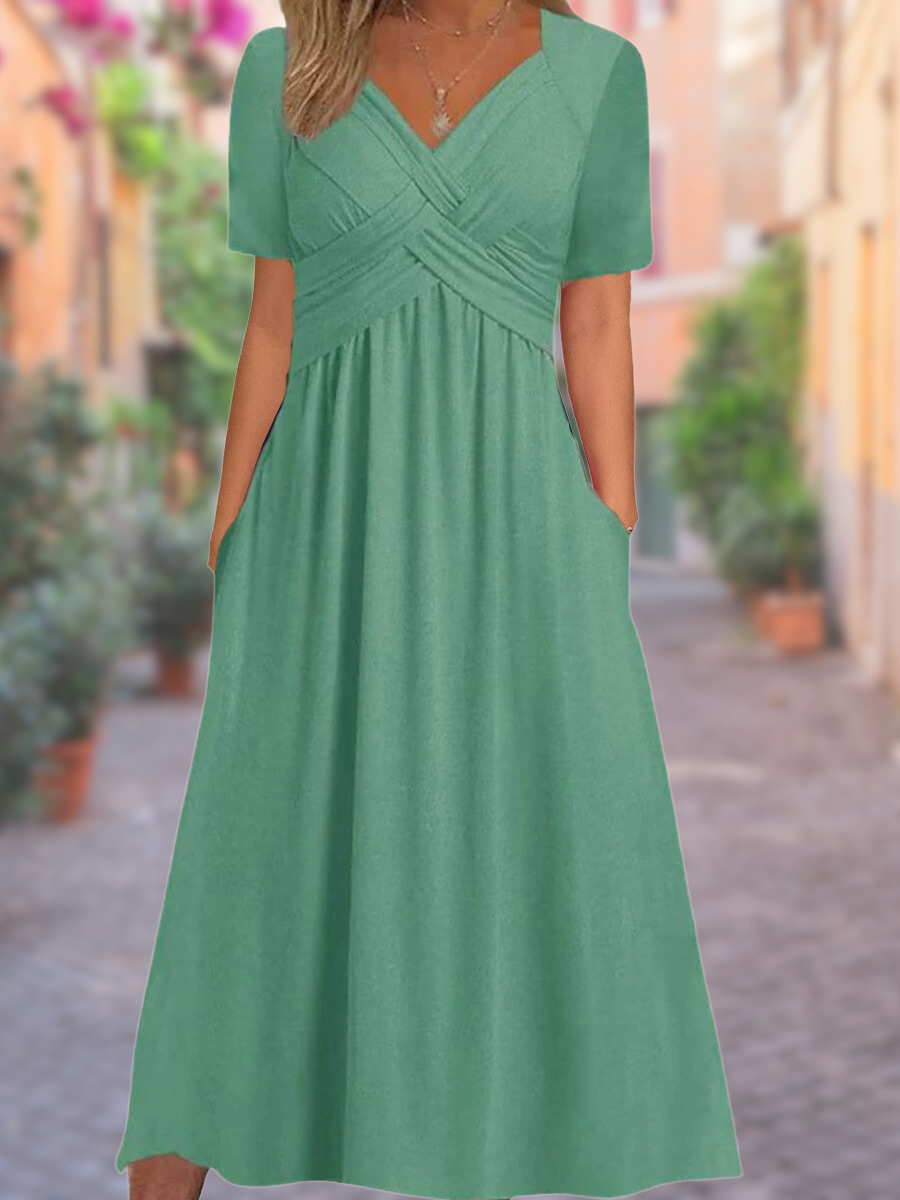 Heidi-Mode | Neck Summer Dress