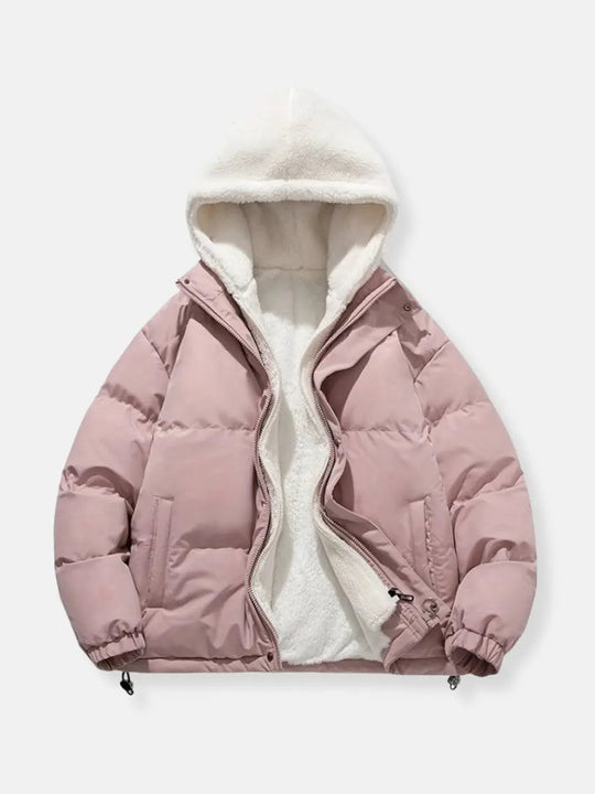 R&B | Warme Reißverschluss Winterjacke Komfort und Stil für Kalte Tage
