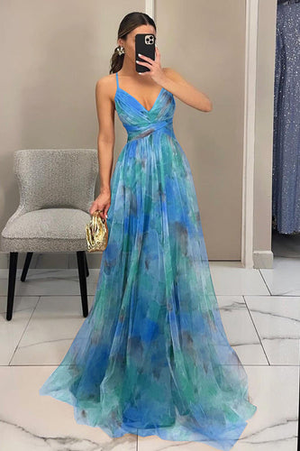 R&B | Enchant My Love Print Maxi Kleid