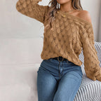 R&B | Hohlstrickpullover Mit Feinem Detailmuster