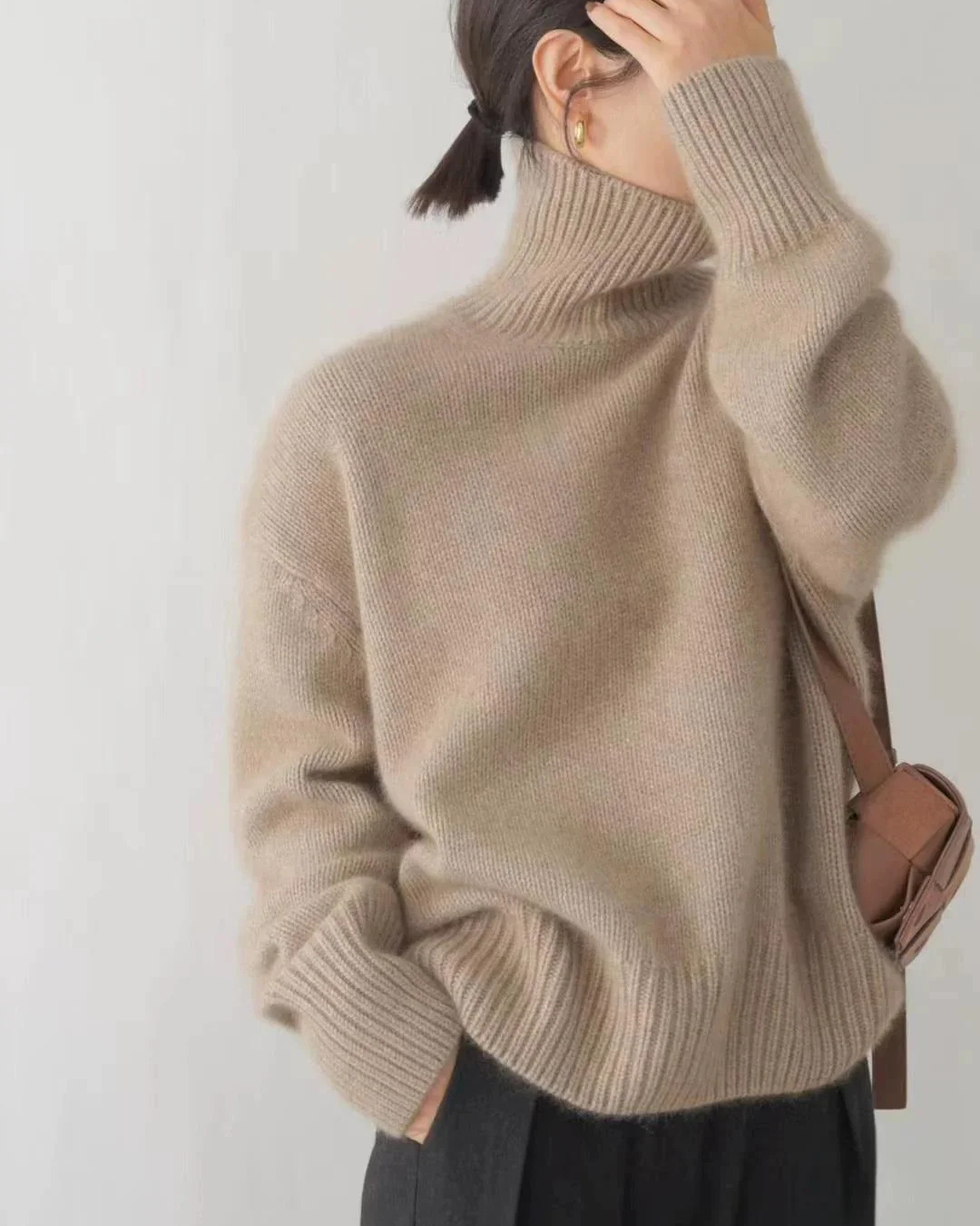 R&B | Weicher Rollkragenpullover