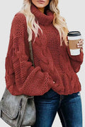 R&B | Eleganter Strick-Cashmere-Pullover mit Rollkragen in einfarbig Ideal für den Winter