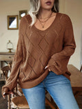 R&B | Damen Übergroßer Strickpullover In Übergröße