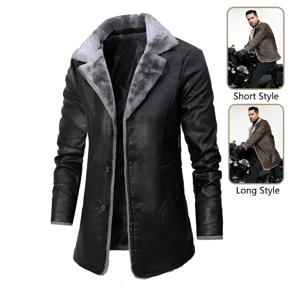 R&B | Herrenjacke Aus Gefüttertem Schafsleder