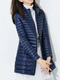 Damen Leichte Daunenjacke Tailliert