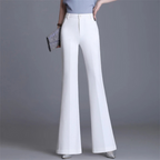 R&B | Elegante Enganliegende Hohe Taille Flared Hosen
