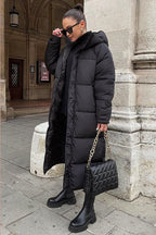 R&B | Warme, lange, bequeme Damenjacke