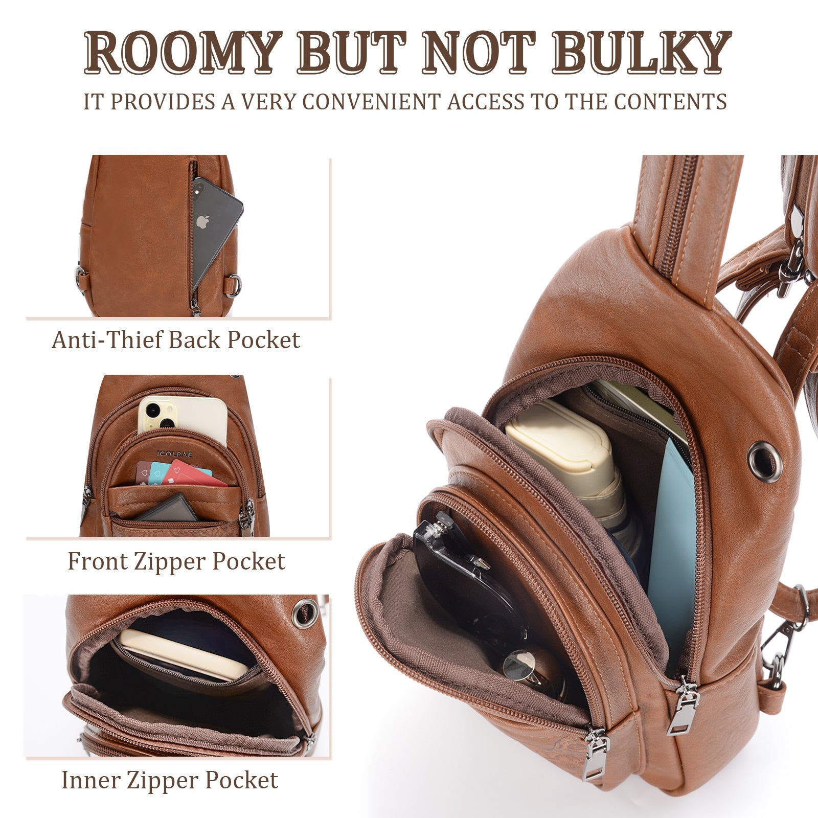 R&B | Lässige Elegante Crossbody PU Schultertasche