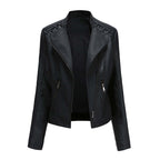 R&B | Damen Faux-Leder Bikerjacke