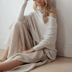 R&B | Asymmetrisch drapierter Pullover
