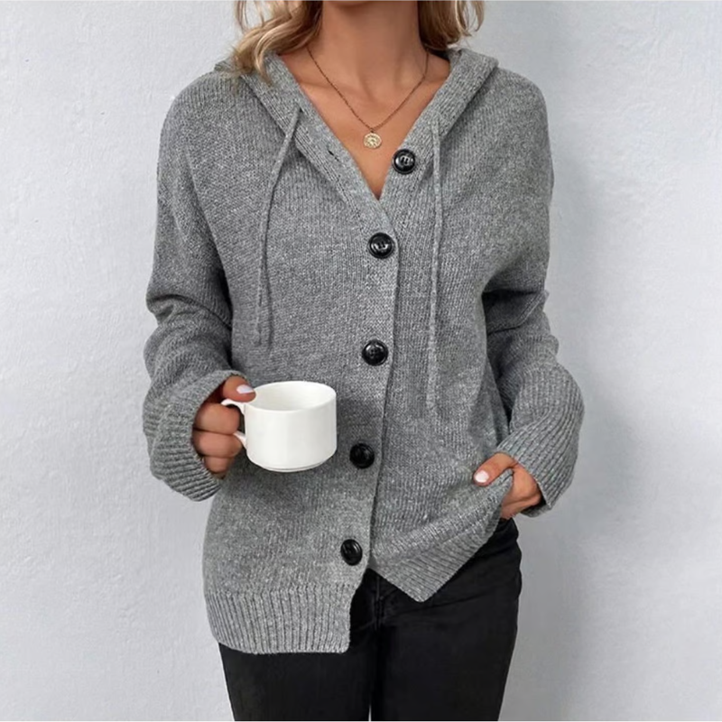 R&B | Strick-Cardigan mit Knopfleiste für Damen