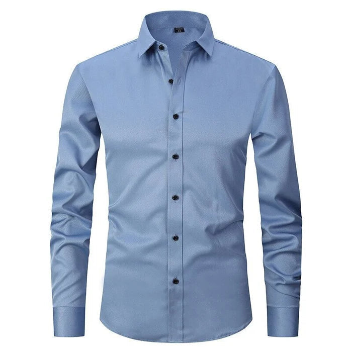 Bügelfreies Stretch Hemd Herren Slim Fit | R&B