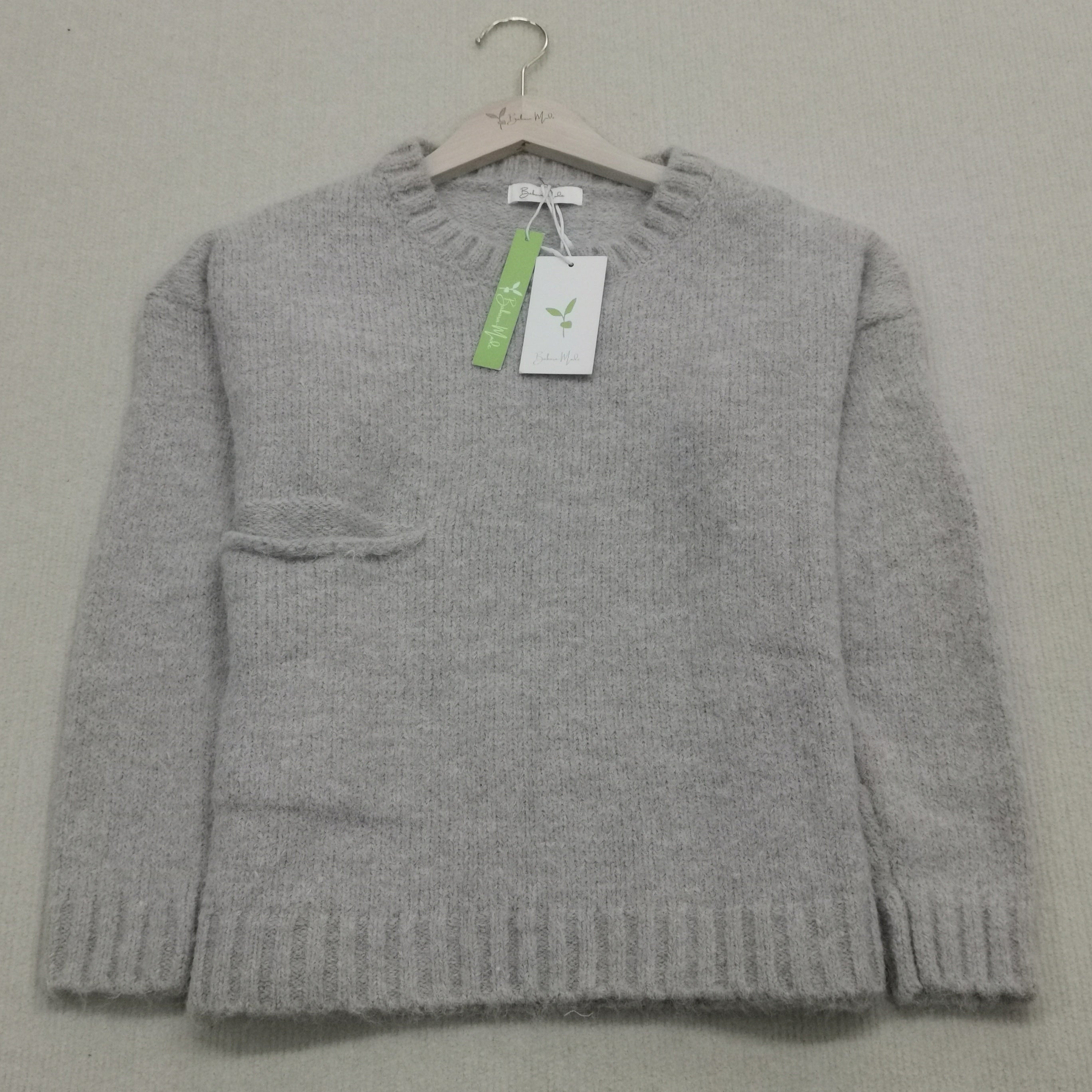 R&B | Übergroßer Strickpullover mit Tasche