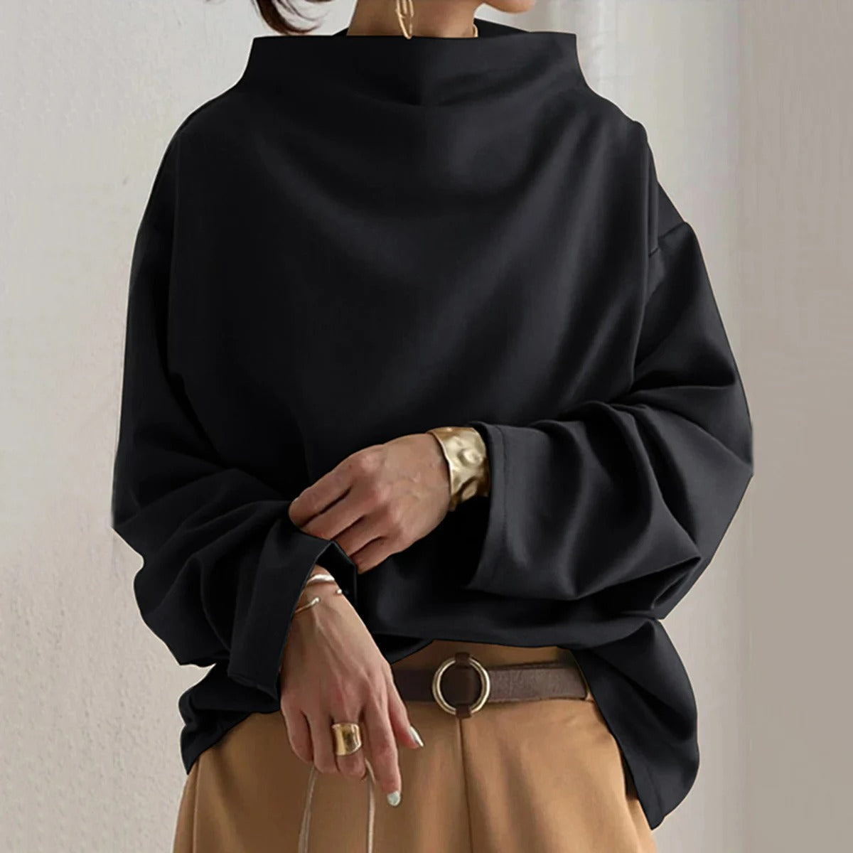 Stylischer Langarmpullover für Damen