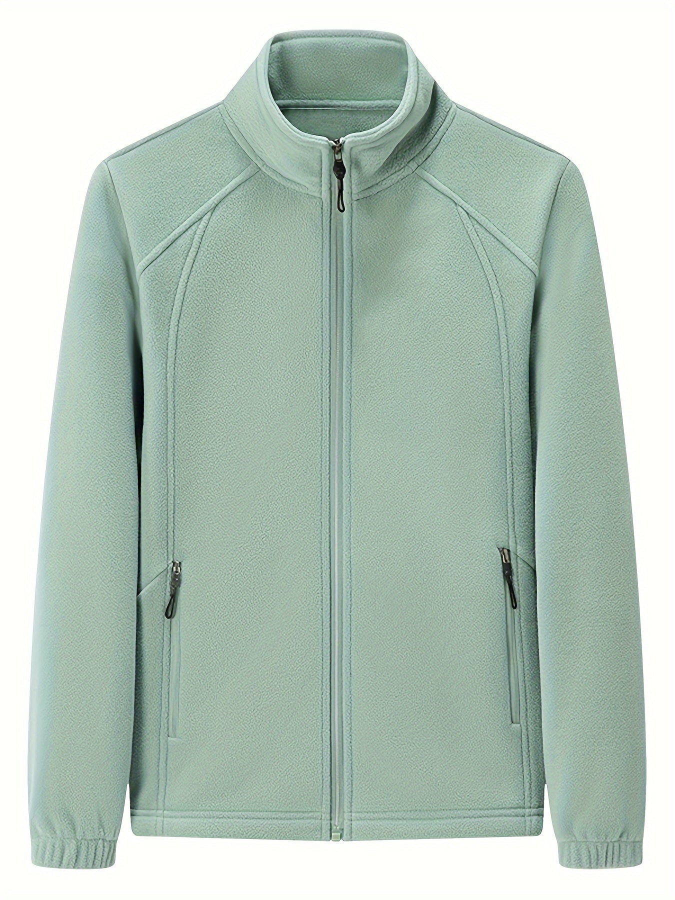 R&B | Außenjacke Aus Fleece mit Stehkragen und Langen Ärmeln