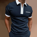 R&B | Schmal geschnittenes Taschen-Poloshirt