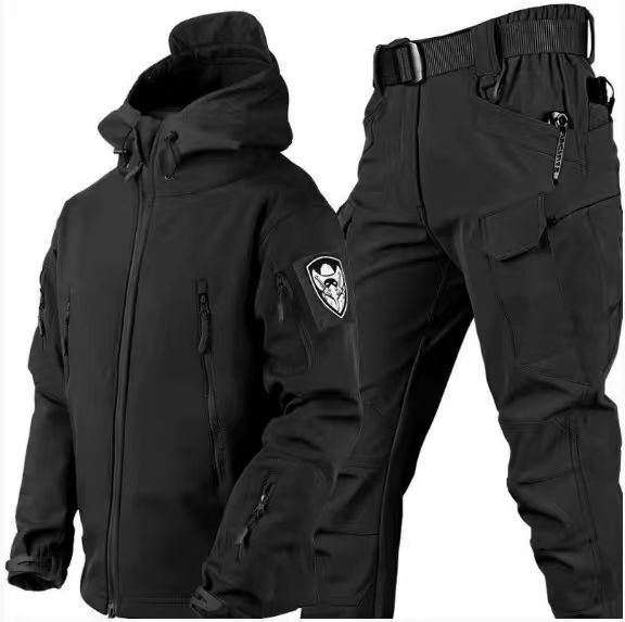 R&B Herren Outdoor-Set mit Kapuzenjacke und Cargohose