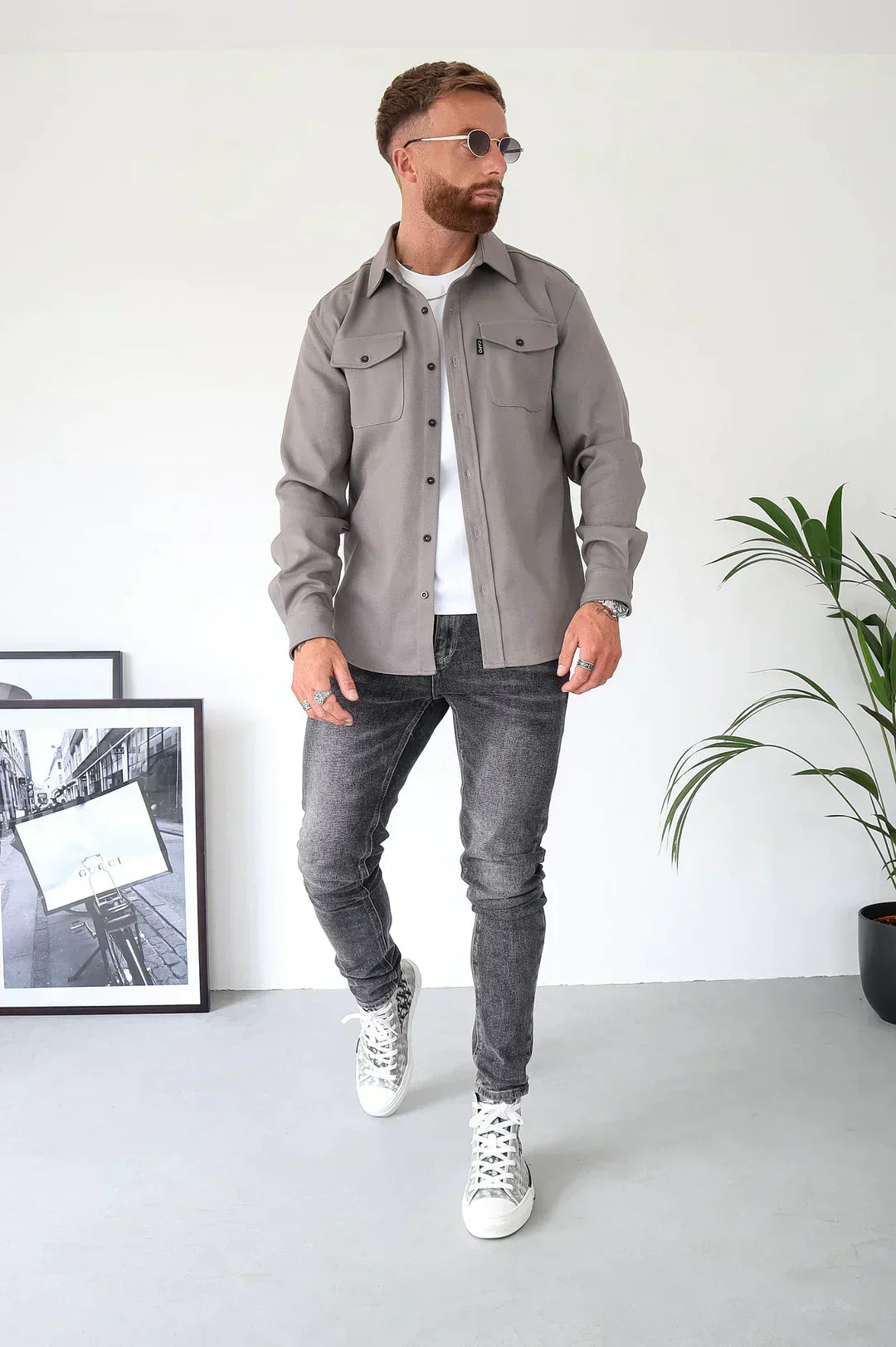R&B | Premium-Jacke mit Knopfverschluss für Herren Stylische und Bequeme Jacke