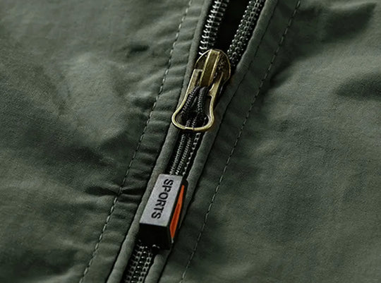 R&B | Wasserdichte Outdoor Herrenjacke mit Abnehmbarem Kapuzenverband