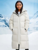 R&B | Damen Langer Winter Daunenmantel