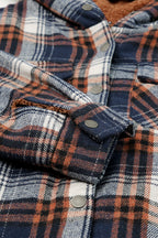 R&B | Gepunktete Jacke mit Kapuze Weiches Plüschfutter Perfekt für Kalte Tage