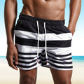R&B | Schnell Trocknende Badeshorts für Männer mit Farbblock-Patchwork