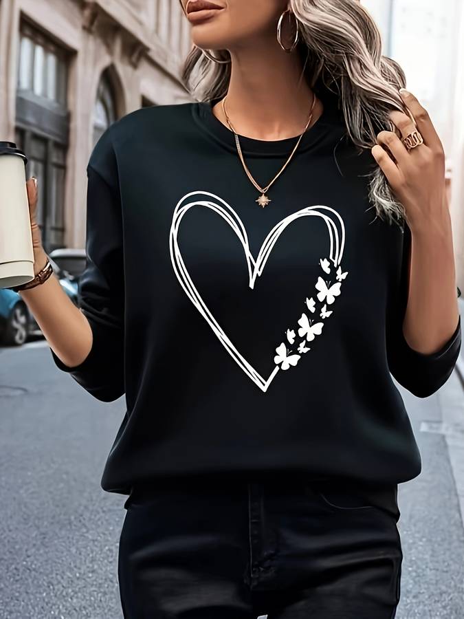 R&B | Herzmuster Pullover - Stilvolles Strickteil mit Herzdesign