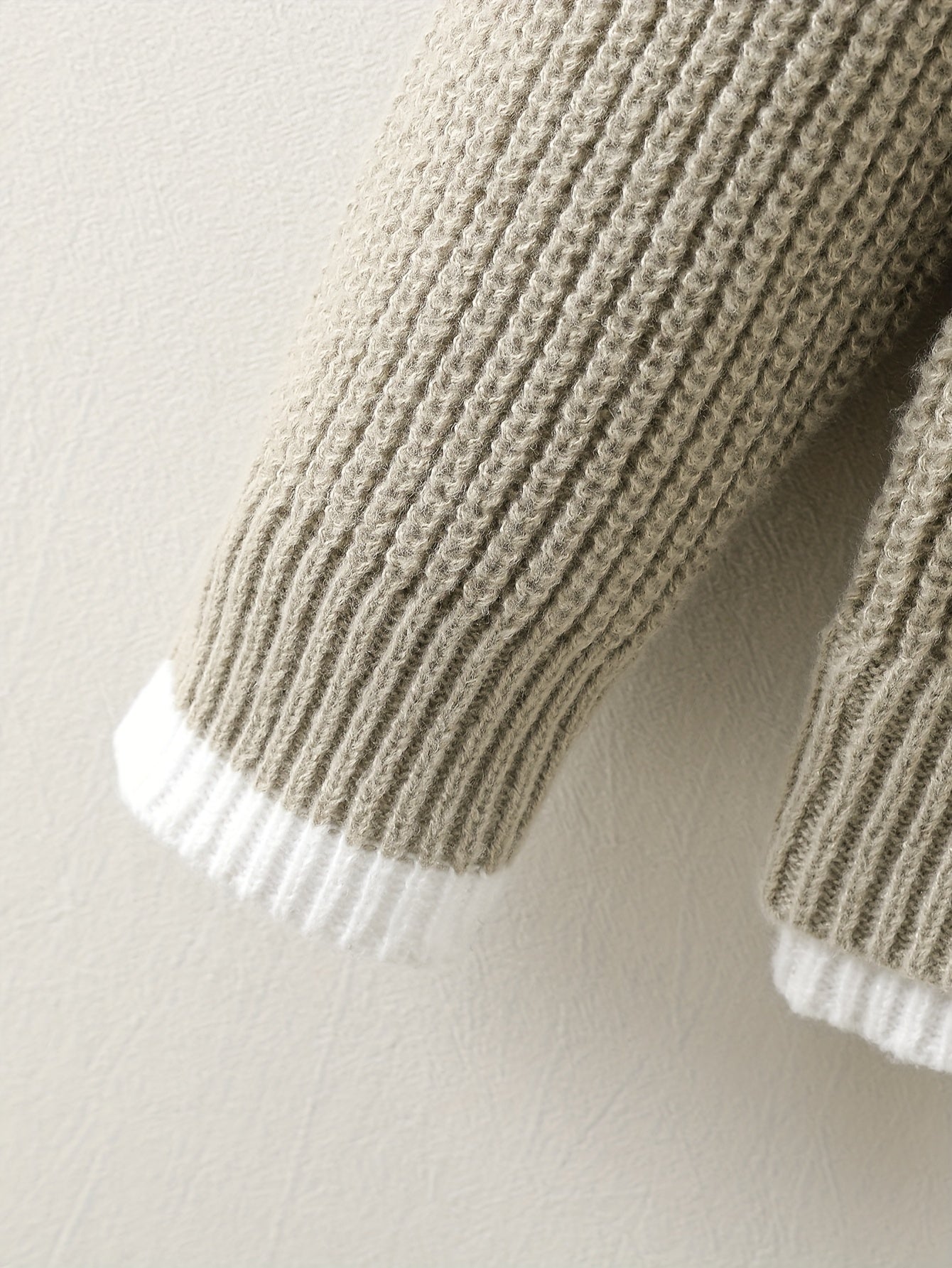 R&B | Überdimensionierter Strickpullover Acryl Lässig und Warm