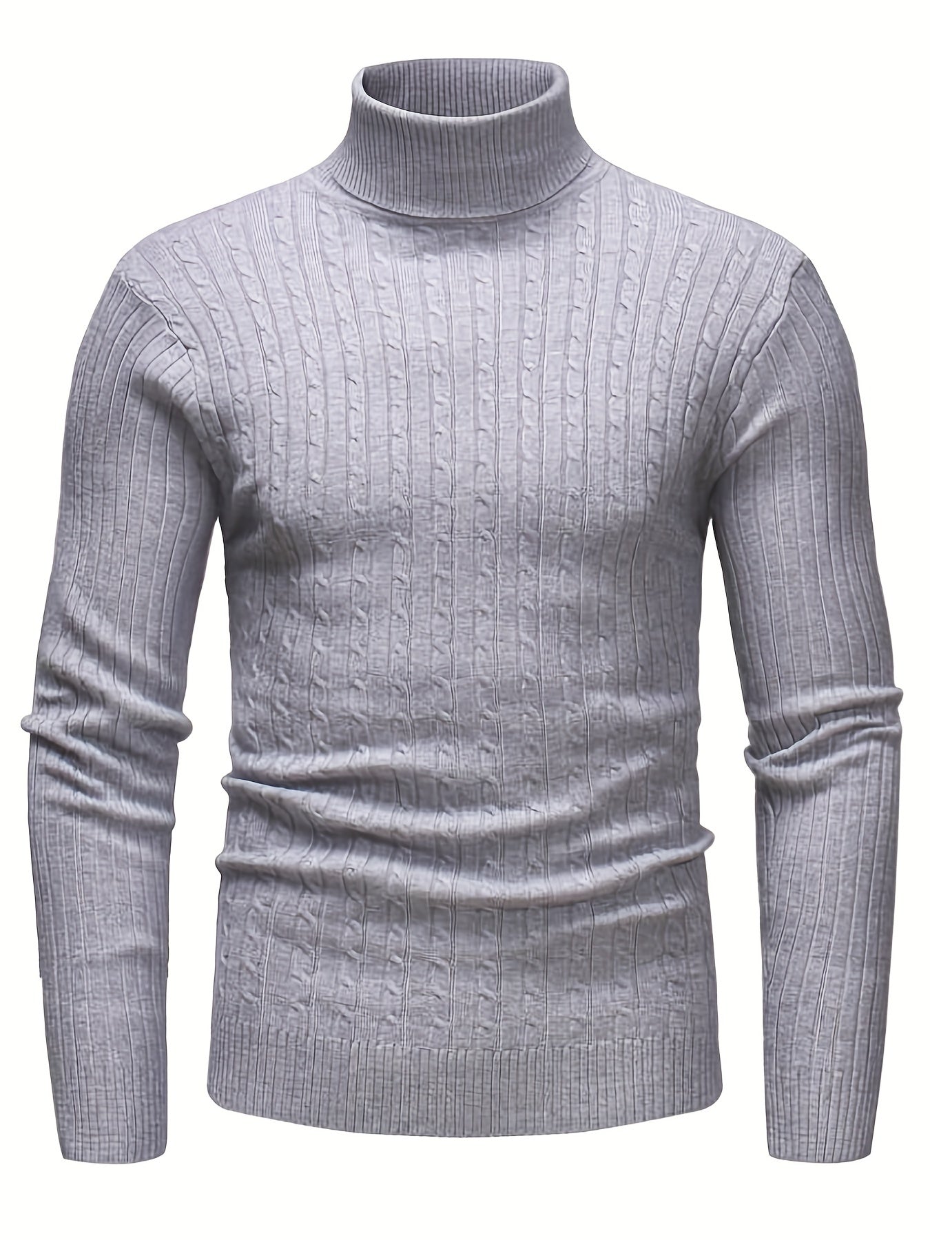 R&B | Kabelstrick Rollkragenpullover Weich und Warm Perfekt für Herbst und Winter