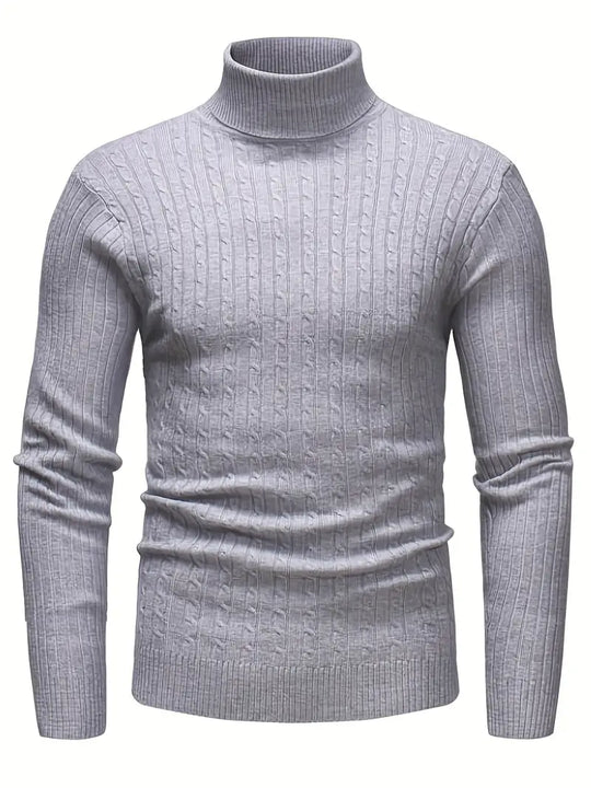 R&B - Strick Herren Rollkragenpullover