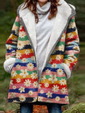 R&B | Lässige Florale Kapuzenjacke
