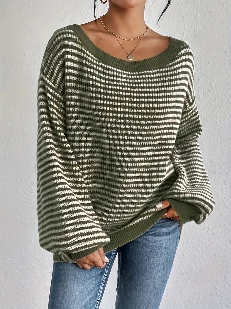 R&B | Strickpullover mit Überschnittenen Schultern