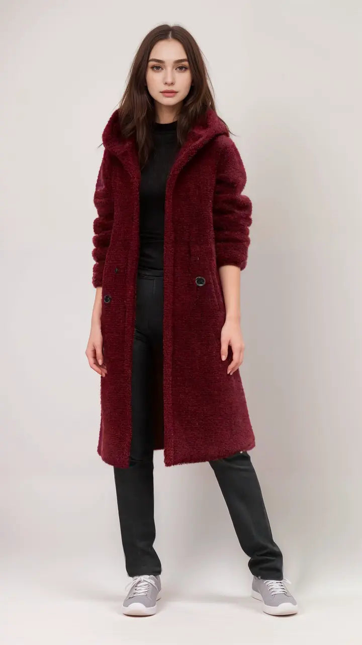 R&B | Teddyjacke mit Kuscheliger Struktur