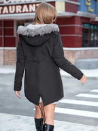 R&B | Winterjacke für Damen - warm mit Pelzkragen
