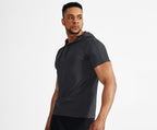 R&B | Sport-Kapuzenpullover mit halben Ärmeln