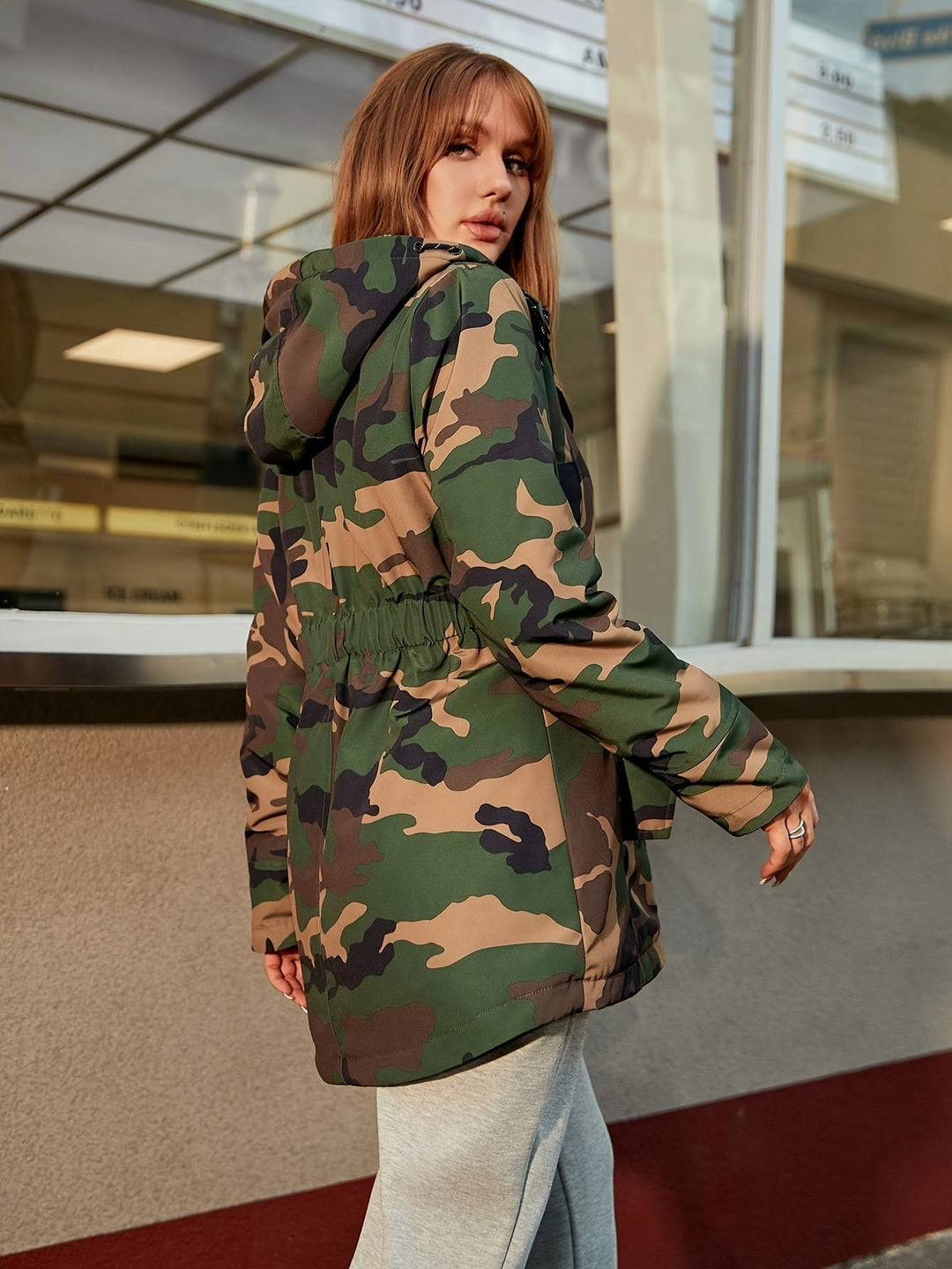 R&B | Winter Casual Cozy mit Fleece-Futter und Kapuze für Damen Ideal für Herbst-Winter