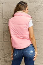 R&B | Zip-Up Drawstring Puffer Weste