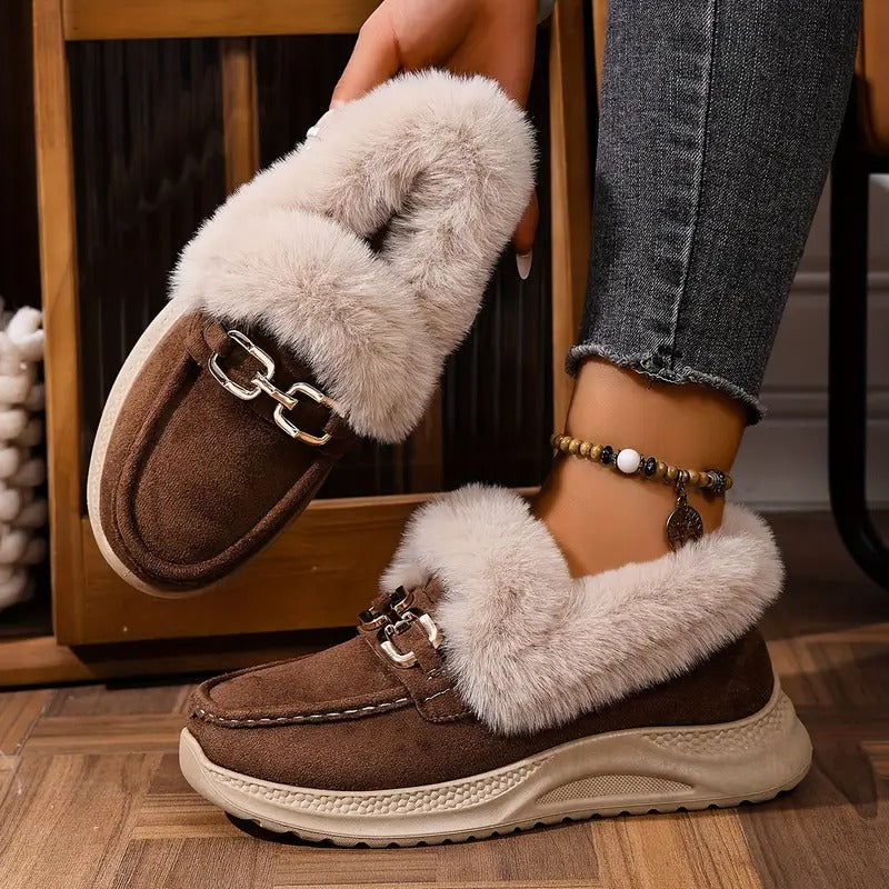 Damen-Winterstiefel mit Absatz R&B R&B