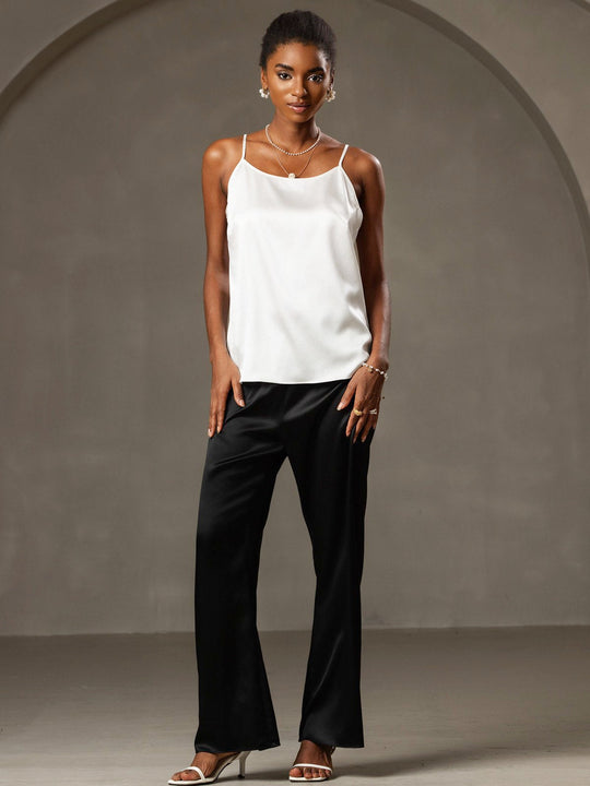 R&B | Seide Entspannt Spaghettiträger Camisole Top