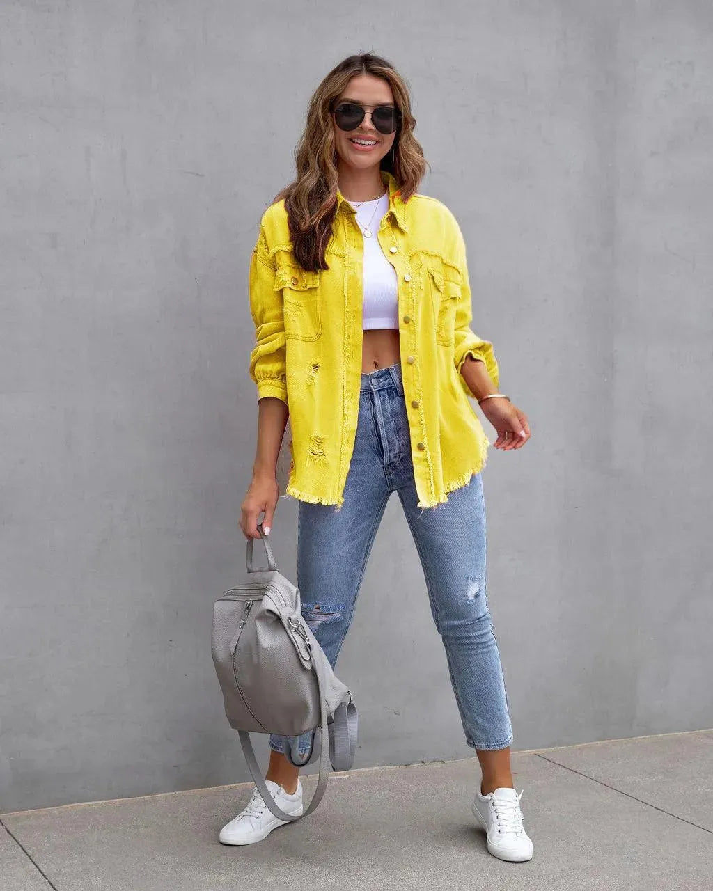 R&B | Damenbluse Aus Denim