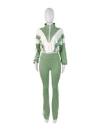 R&B | Taille Kontrast Sport Zweiteiliges Set