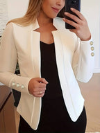 R&B | Freizeit Damen Blazer Mit Knöpfen