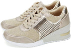 Orthopädische Sneakers mit hohen Absatz und Keilabsatz R&B