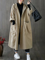 R&B | Langer Wasserdichter Trenchcoat Mantel