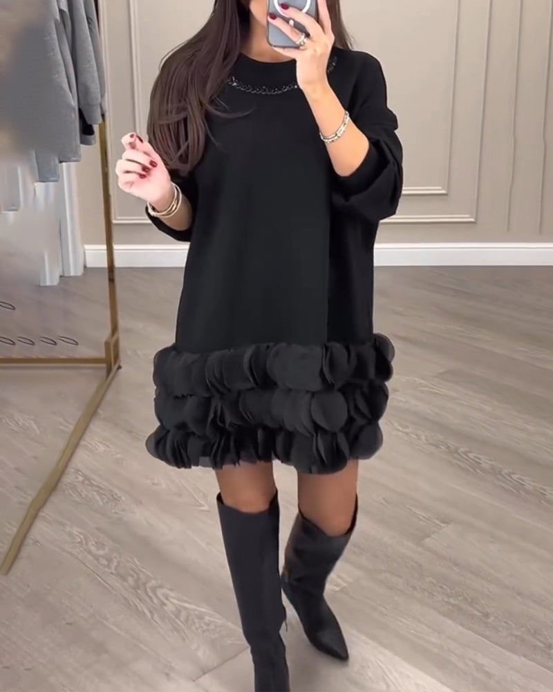 R&B | Kleid mit Patchwork Blütenblättern