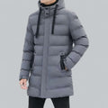 R&B | Lang geschnittene gepolsterte Winter Parka Jacke