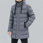 R&B | Lang geschnittene gepolsterte Winter Parka Jacke