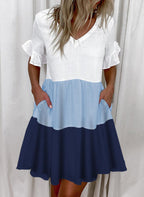 R&B | Pendelkleid mit V-Ausschnitt