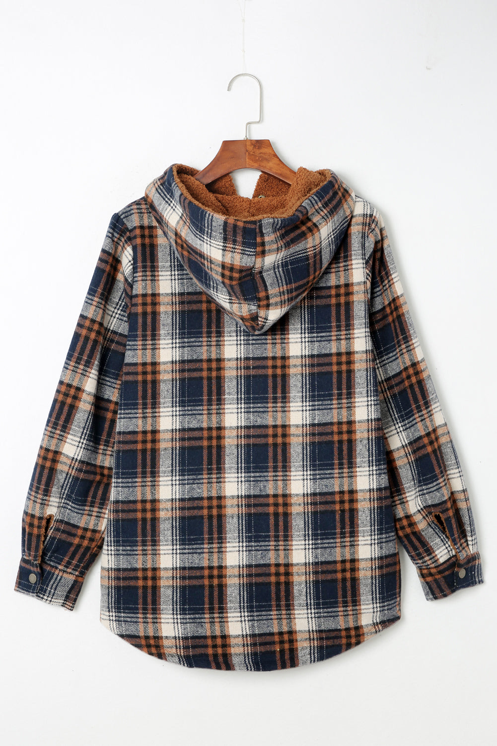 R&B | Gepunktete Jacke mit Kapuze Weiches Plüschfutter Perfekt für Kalte Tage